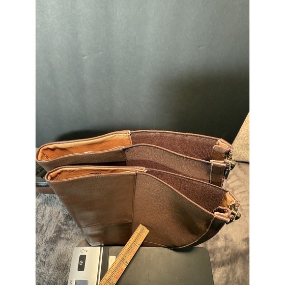 Gentle Souls Kenneth Cole Winfield Stretch Tall Boots Chocolate Brown Wms 8M NEW - Picture 13 of 15